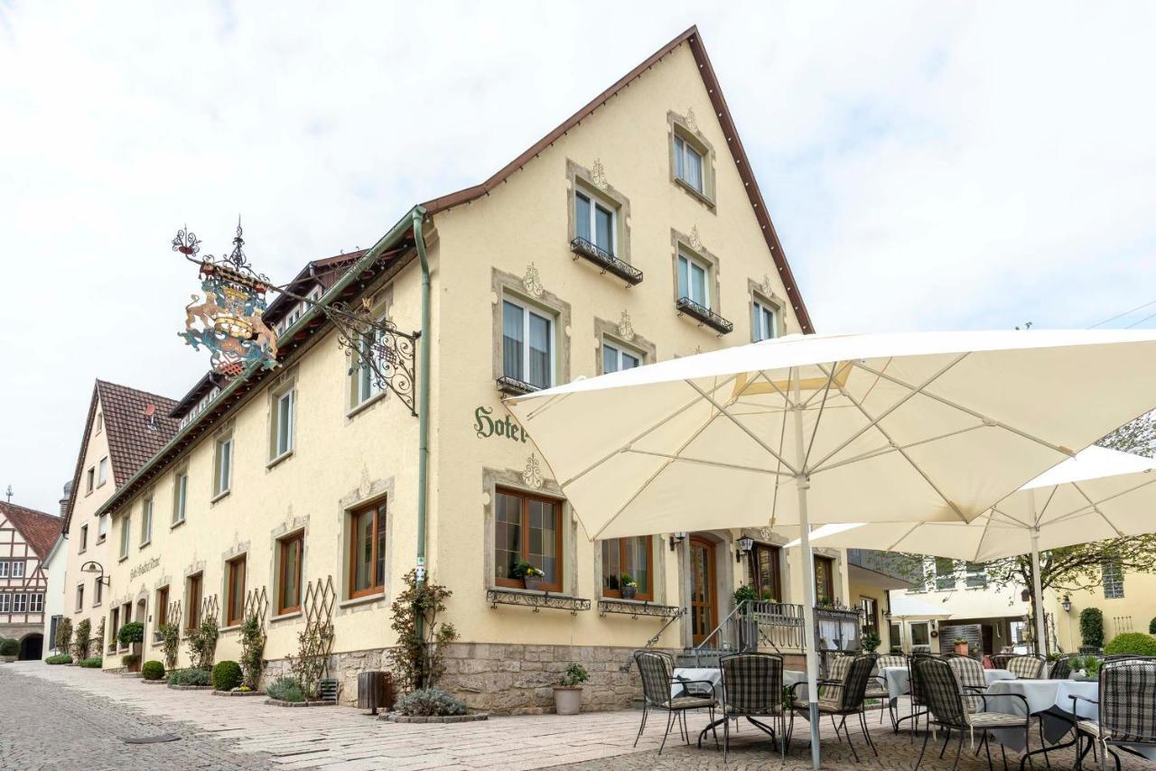 Hotel Gasthof Krone Niederstetten Exterior foto